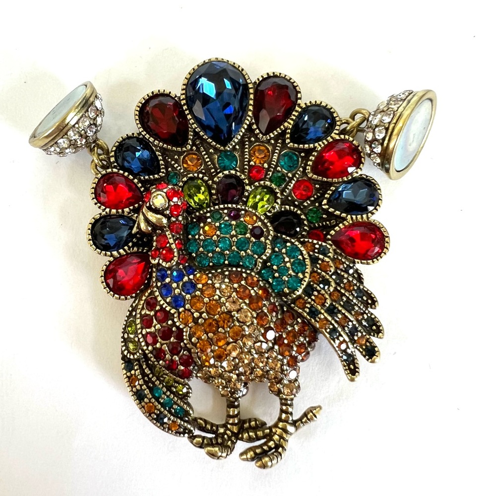 Heidi Daus 🆕 “Travis Turkey” necklace magnetic enhancer - LAST ONE